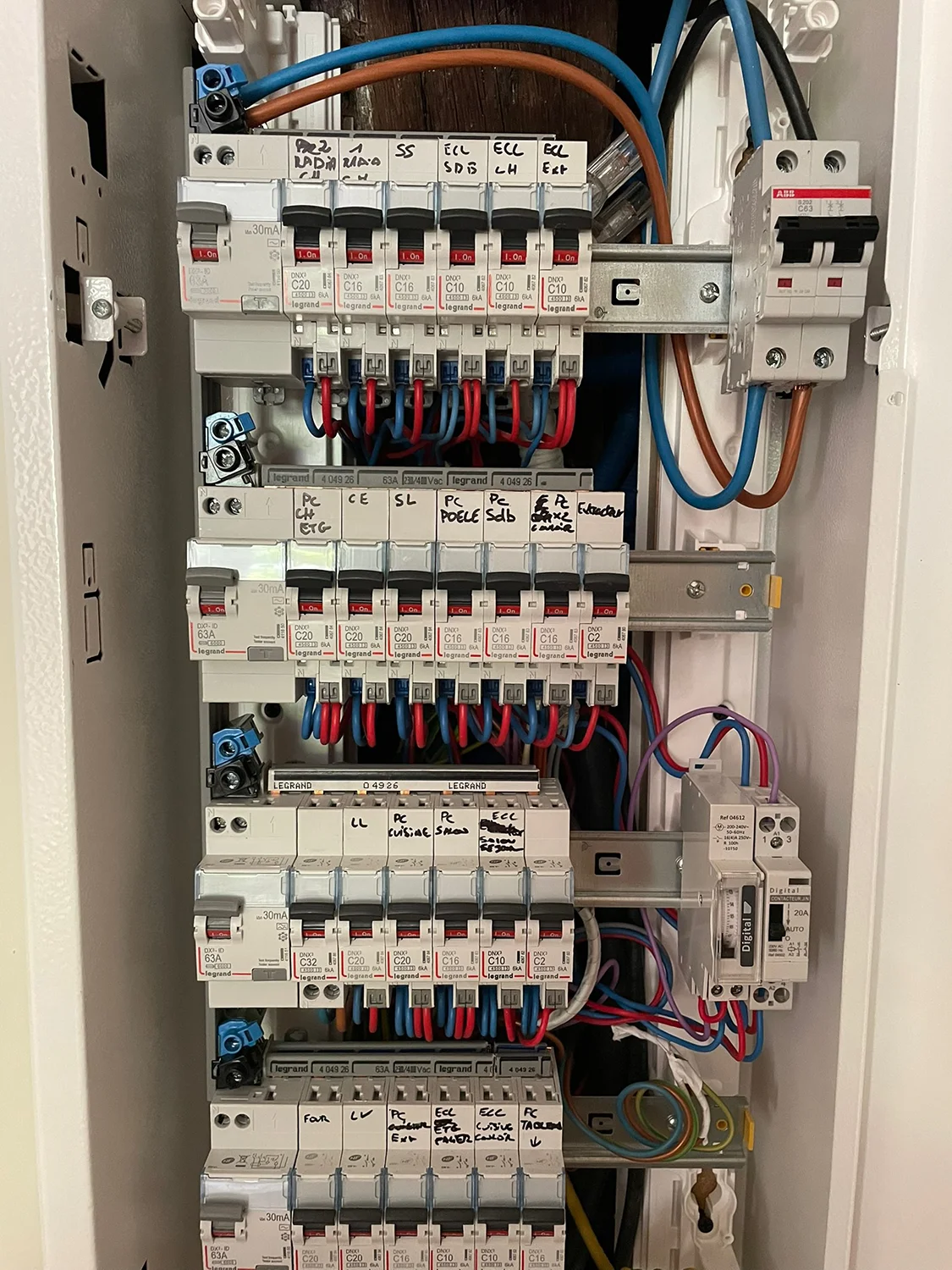 mise en conformité tableau électrique à Combleux