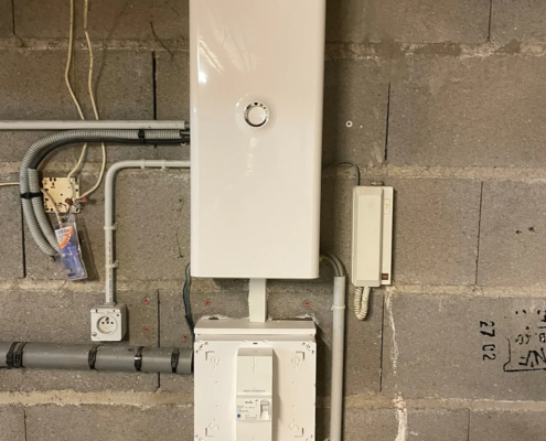 Après remplacement d'armoire électrique à Chécy