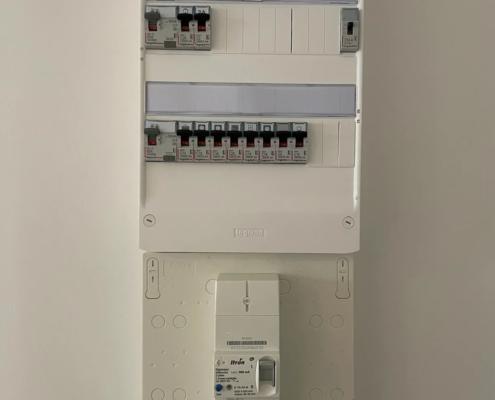 après remplacement armoire électrique à Combleux