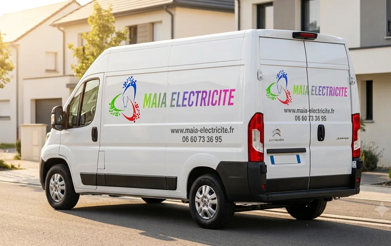 camion maia electricite a checy